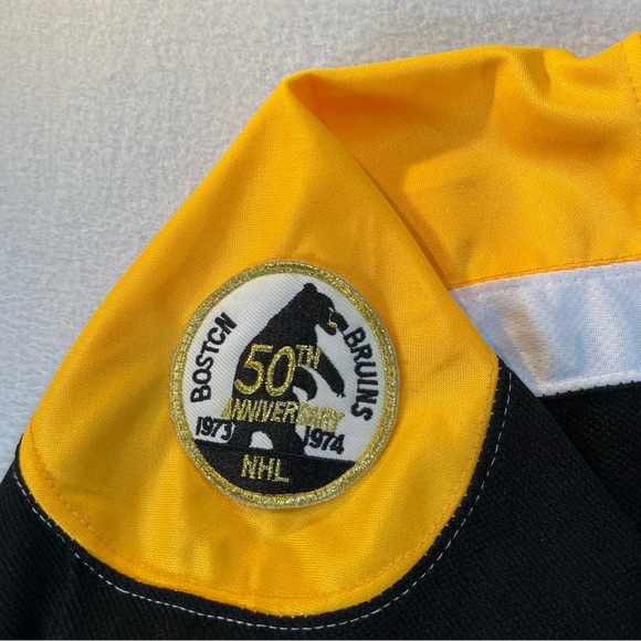 Vintage Hockey CCM Boston Bruins Bobby Orr 50th Anniversary Jersey Size 48 - Picture 6 of 16